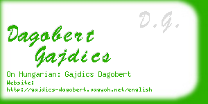 dagobert gajdics business card